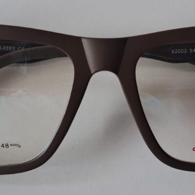 Classy Matte Brown Full-Rim Eyeglasses
