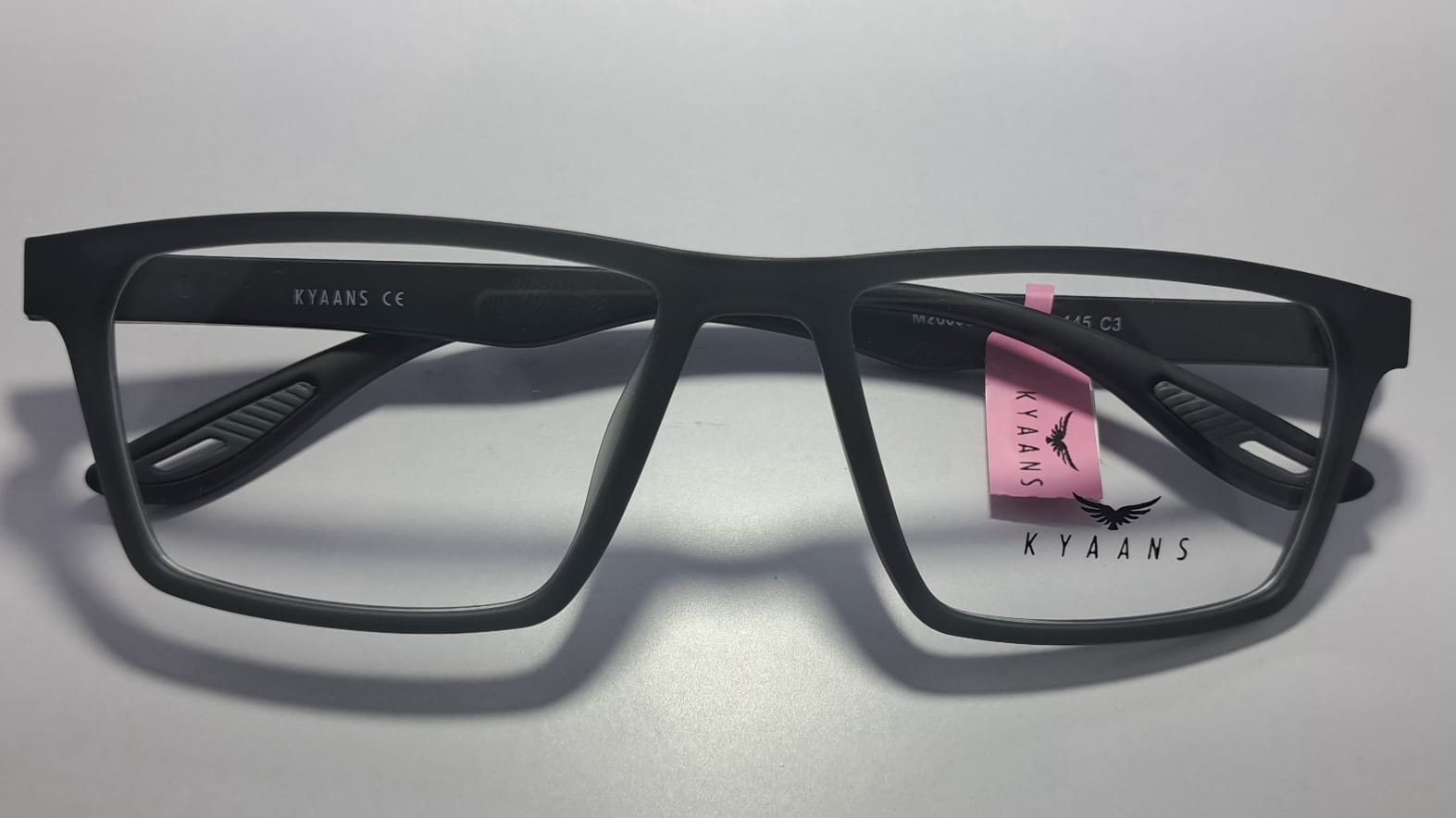 KYAANS T604 Rectangular Eyeglasses - Modern Matte Finish